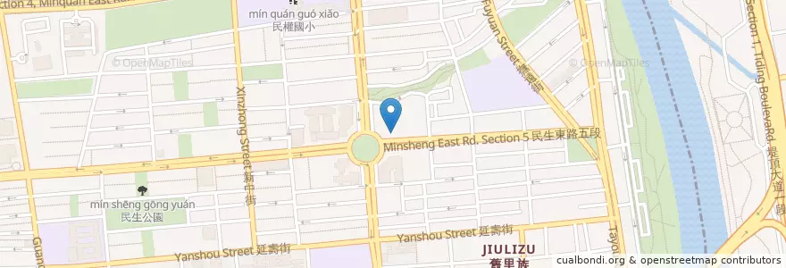 Mapa de ubicacion de 中國信託商業銀行 en تایوان, 新北市, تایپه, 松山區.