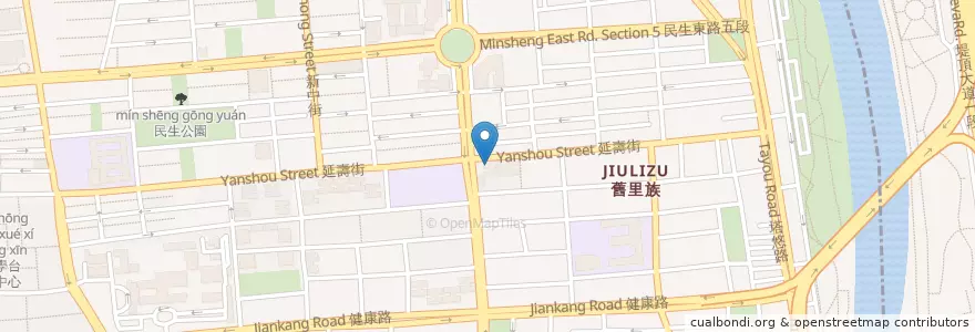 Mapa de ubicacion de 台新國際商業銀行 en تایوان, 新北市, تایپه, 松山區.