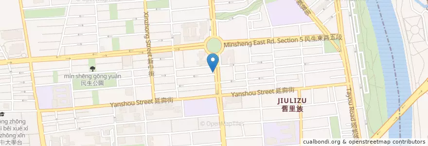 Mapa de ubicacion de 路易莎 en 臺灣, 新北市, 臺北市, 松山區.