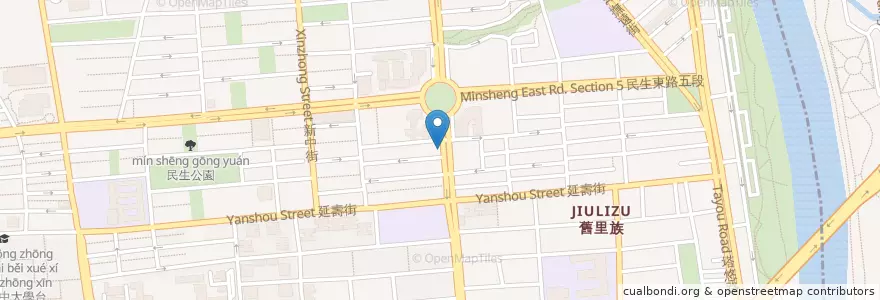 Mapa de ubicacion de 耳鼻喉科診所 en 臺灣, 新北市, 臺北市, 松山區.