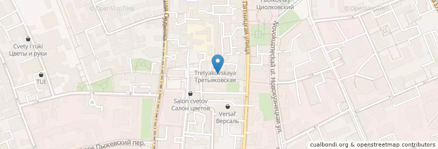 Mapa de ubicacion de Вареничная №1 en Rusia, Центральный Федеральный Округ, Москва, Центральный Административный Округ, Район Замоскворечье.