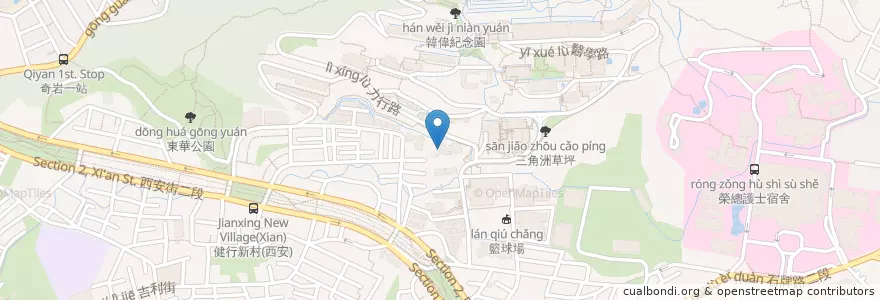 Mapa de ubicacion de 陽明大學保健室 en Taïwan, Nouveau Taipei, Taipei, 北投區.