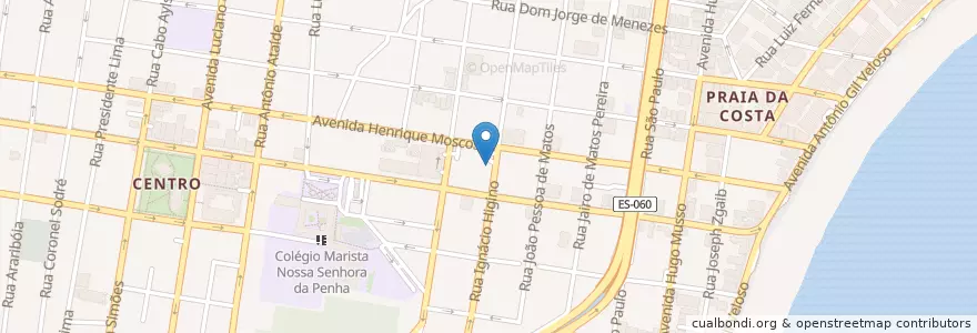 Mapa de ubicacion de Lavajato Lavamania en برزیل, منطقه جنوب شرقی برزیل, اسپیریتو سانتو, Região Geográfica Intermediária De Vitória, Região Metropolitana Da Grande Vitória, Vila Velha, Microrregião Vitória.