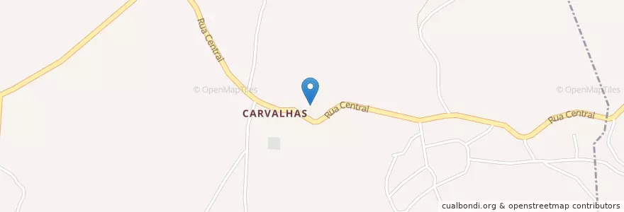 Mapa de ubicacion de Carvalhas en Portugal, Norte, Braga, Cávado, Barcelos, Carvalhas.
