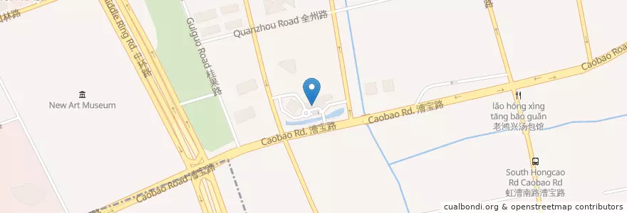 Mapa de ubicacion de Icbs en 중국, 상하이, 쉬후이구.