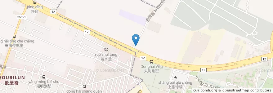 Mapa de ubicacion de 八方雲集 en Taiwan, Taichung, 西屯區, 龍井區.