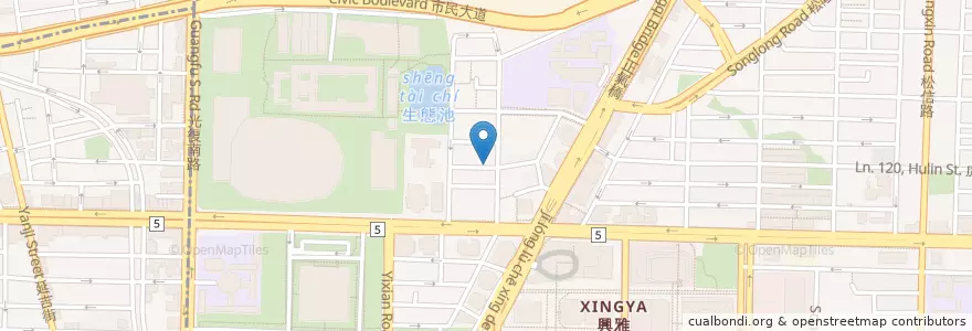 Mapa de ubicacion de Artista Perfetto en Taiwan, Neu-Taipeh, Taipeh, Xinyi.