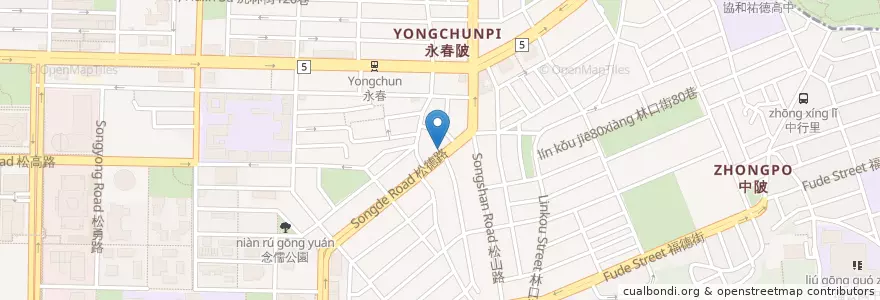 Mapa de ubicacion de Subway en 타이완, 신베이 시, 타이베이시, 신이 구.
