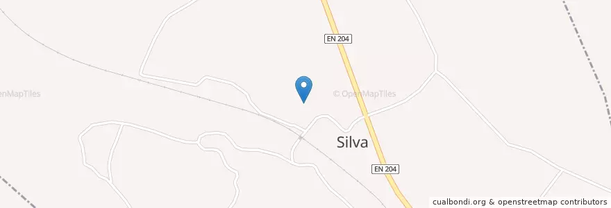 Mapa de ubicacion de Silva en Portugal, North, Braga, Cávado, Barcelos, Silva.
