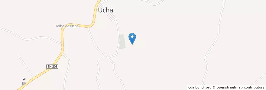 Mapa de ubicacion de Ucha en Portugal, Norte, Cávado, Braga, Barcelos, Ucha.