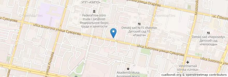 Mapa de ubicacion de РусФинансБанк en روسيا, Центральный Федеральный Округ, Калужская Область, Городской Округ Калуга.