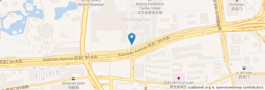 Mapa de ubicacion de KFC en China, Beijing, Hebei, Xicheng District.