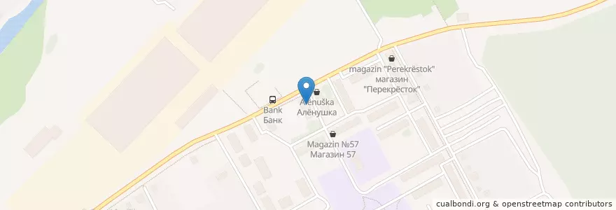Mapa de ubicacion de Радуга Аптека №13 en Russie, District Fédéral De L'Oural, Oblast De Sverdlovsk, Западный Управленческий Округ, Городской Округ Первоуральск.
