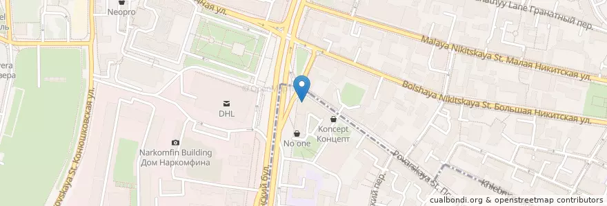 Mapa de ubicacion de СМП Банк en Rusia, Distrito Federal Central, Москва, Distrito Administrativo Central, Район Арбат, Пресненский Район.