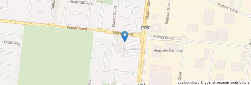 Mapa de ubicacion de Nando's en Austrália, Victoria, City Of Brimbank.