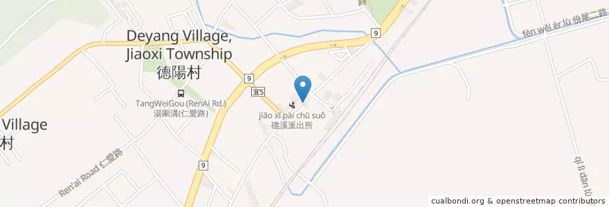 Mapa de ubicacion de 限時信筒 en 臺灣, 臺灣省, 宜蘭縣, 礁溪鄉.