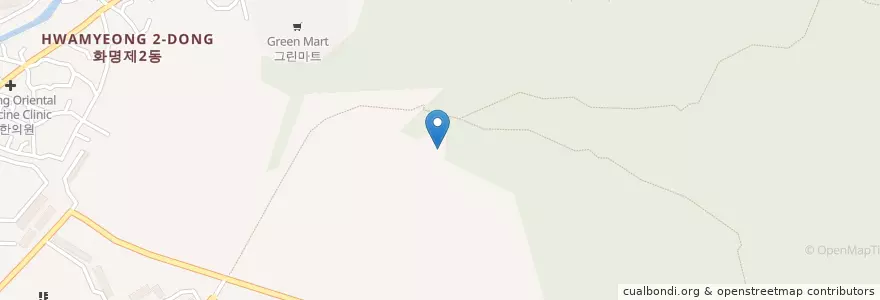 Mapa de ubicacion de 화명동 en Güney Kore, Busan, 북구, 화명동.
