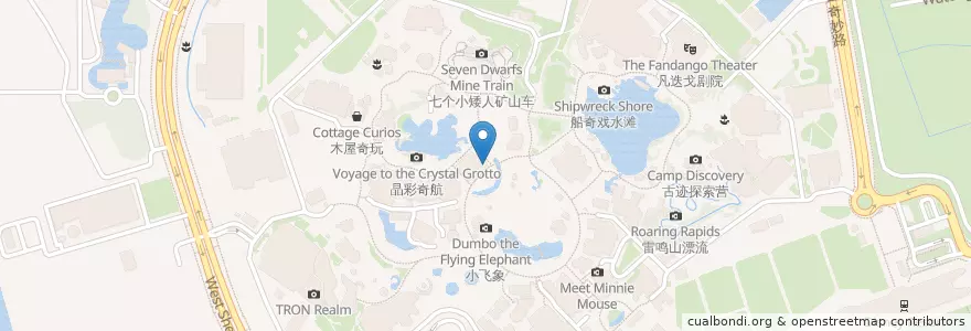 Mapa de ubicacion de 皇家宴会厅 Royal Banquet Hall en Chine, Shanghai, District De Pudong.
