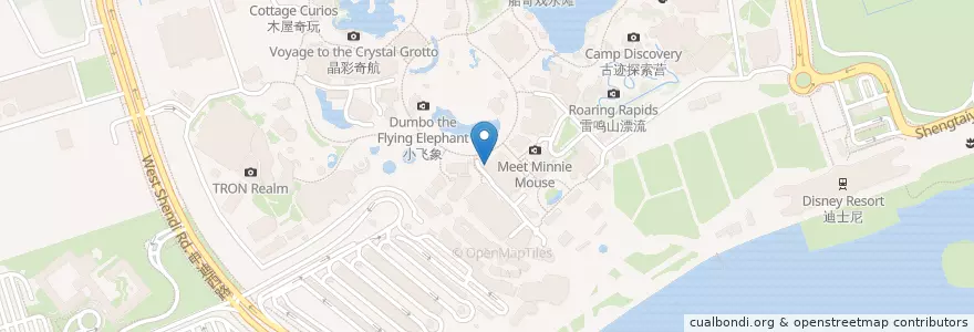 Mapa de ubicacion de 帕帕里诺冰激凌 Il Paparino en چین, شانگهای, پودانگ.