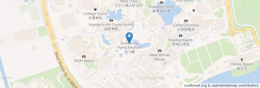 Mapa de ubicacion de 提摩太小吃 Timothy's Treats en China, Shanghai, 浦东新区.