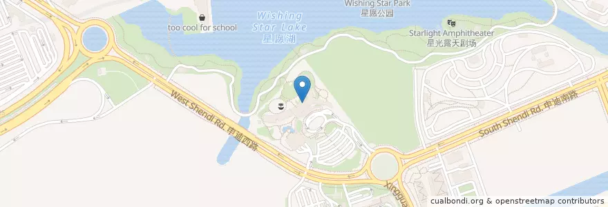 Mapa de ubicacion de 卢米亚厨房 en China, Xangai, Pudong.