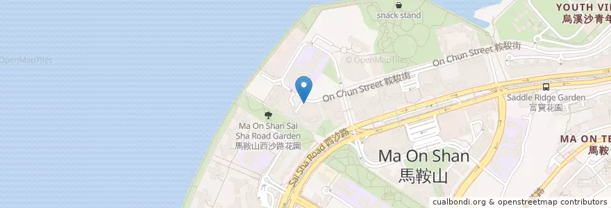 Mapa de ubicacion de 大快活 Fairwood en Китай, Гонконг, Гуандун, Новые Территории, 沙田區 Sha Tin District.