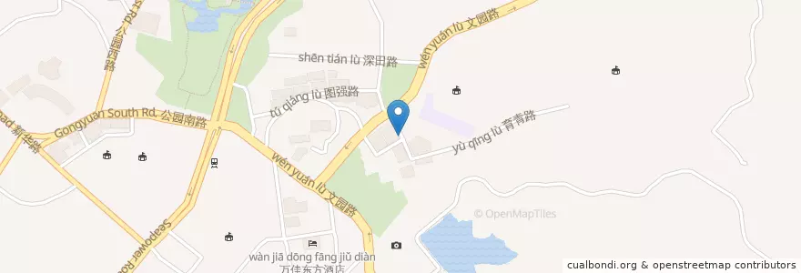 Mapa de ubicacion de 创冠大厦停车场 en 中国, 福建省, 思明区.
