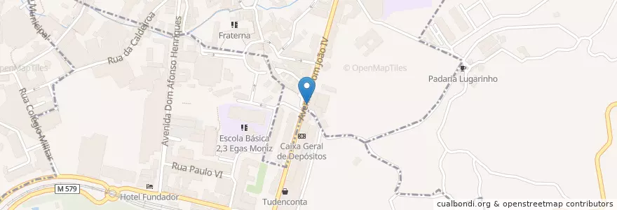 Mapa de ubicacion de Bankinter en 포르투갈, 노르트 지방, Braga, Ave, Guimarães.