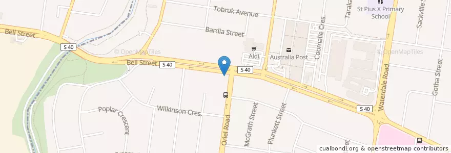 Mapa de ubicacion de Bellfield Medical Centre en Australie, Victoria, City Of Banyule.