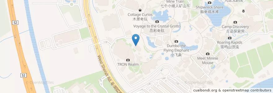 Mapa de ubicacion de 医务室 en 中国, 上海市, 浦东新区.