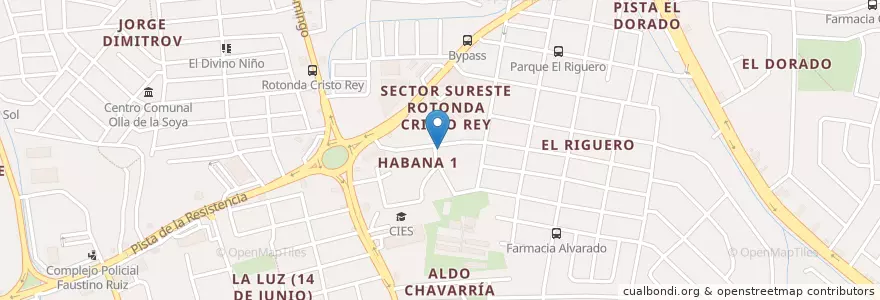 Mapa de ubicacion de Iglesia Evangélica Nueva Jerusalem en نيكاراجوا, Departamento De Managua, Managua (Municipio).