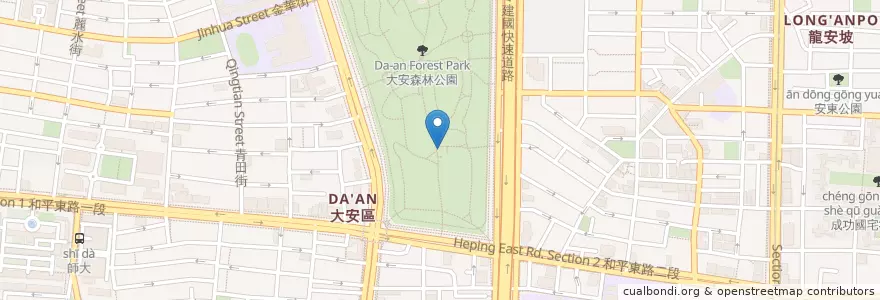 Mapa de ubicacion de 公用電話 en 台湾, 新北市, 台北市, 大安区.