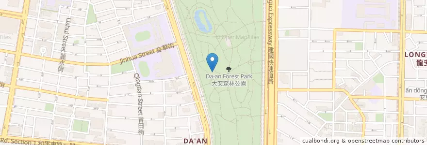 Mapa de ubicacion de 公共廁所 en Taiwán, Nuevo Taipéi, Taipéi, 大安區.