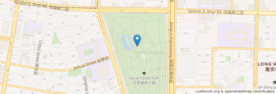 Mapa de ubicacion de 公共電話 en Taiwan, Nuova Taipei, Taipei, 大安區.