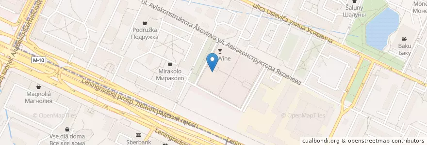 Mapa de ubicacion de Ichiban Boshi en 러시아, Центральный Федеральный Округ, Москва, Северный Административный Округ, Район Аэропорт.