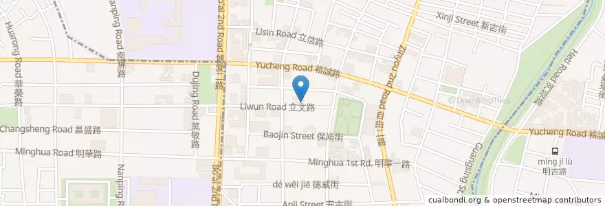 Mapa de ubicacion de 水星酒館 en 臺灣, 高雄市, 左營區.
