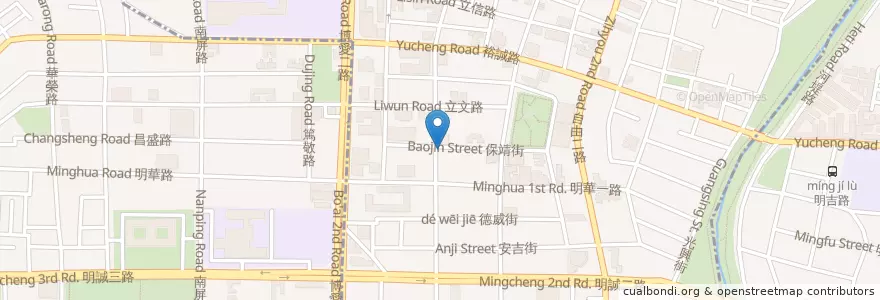 Mapa de ubicacion de 馥民牙科診所 en Taiwan, Kaohsiung, Zuoying District.