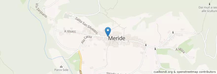 Mapa de ubicacion de Locanda La Crisalide en Suisse, Tessin, District De Mendrisio, Circolo Di Mendrisio, Mendrisio.