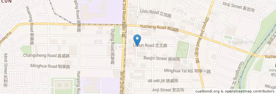 Mapa de ubicacion de 不老壽司 en Taiwan, Kaohsiung, Zuoying.