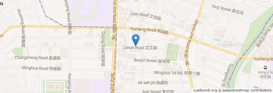 Mapa de ubicacion de 口福黑輪 en Тайвань, Гаосюн, 左營區.