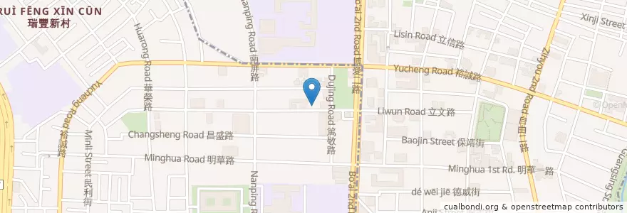 Mapa de ubicacion de 王義雞肉飯 en 타이완, 가오슝시, 구산 구, 쭤잉구.