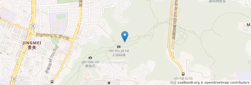 Mapa de ubicacion de 明遠臺 en Taiwan, 新北市, Taipei, 文山區.
