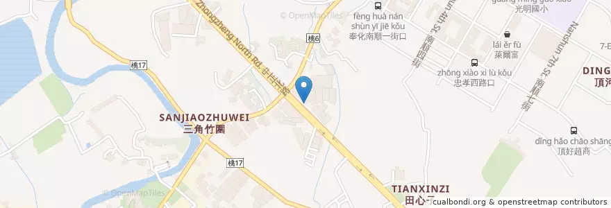 Mapa de ubicacion de 生猛特區啤酒屋 en تايوان, تاو يوان, 蘆竹區.