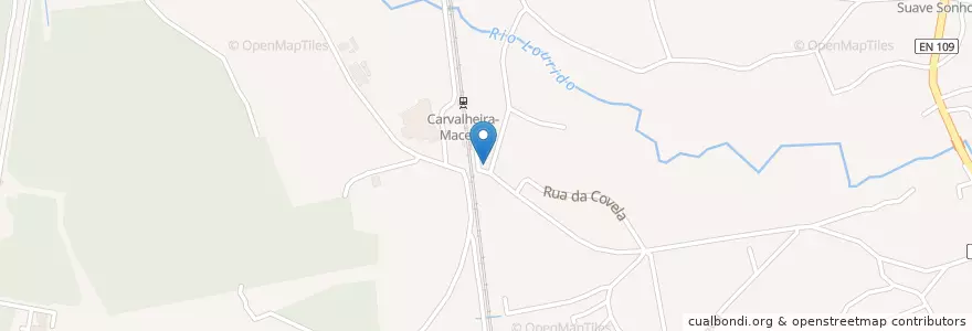 Mapa de ubicacion de Quim do Apeadeiro en 포르투갈, Aveiro, Centro, Baixo Vouga, Ovar, Maceda.