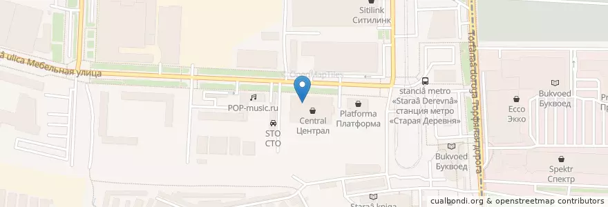 Mapa de ubicacion de Гепард en Russia, Northwestern Federal District, Leningrad Oblast, Saint Petersburg, Приморский Район, Округ № 65.