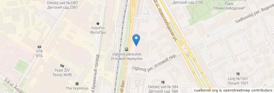 Mapa de ubicacion de ВТБ en 러시아, Центральный Федеральный Округ, Москва, Центральный Административный Округ, Тверской Район.