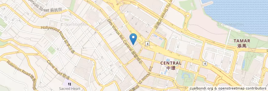 Mapa de ubicacion de 港豐人民幣找換 Kong Fung RMB Exchange en Китай, Гуандун, Гонконг, Гонконг, Новые Территории, 中西區 Central And Western District.