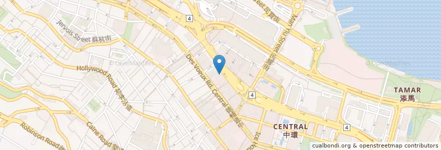 Mapa de ubicacion de 永隆銀行 Wing Lung Bank en 中国, 广东省, 香港 Hong Kong, 香港島 Hong Kong Island, 新界 New Territories, 中西區 Central And Western District.