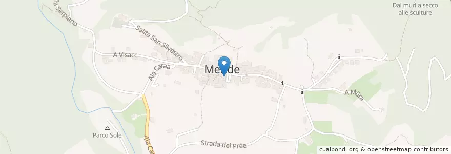Mapa de ubicacion de bottega bar l'incontro en Suisse, Tessin, District De Mendrisio, Circolo Di Mendrisio, Mendrisio.