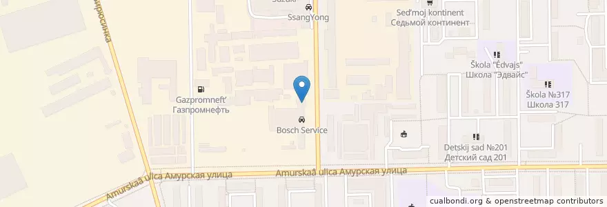 Mapa de ubicacion de Bosch Service en Russia, Distretto Federale Centrale, Москва, Восточный Административный Округ, Район Гольяново.